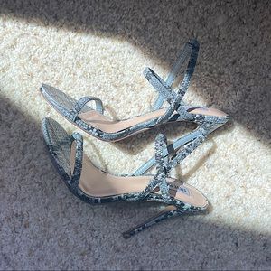 Steve Madden Snakeprint heels